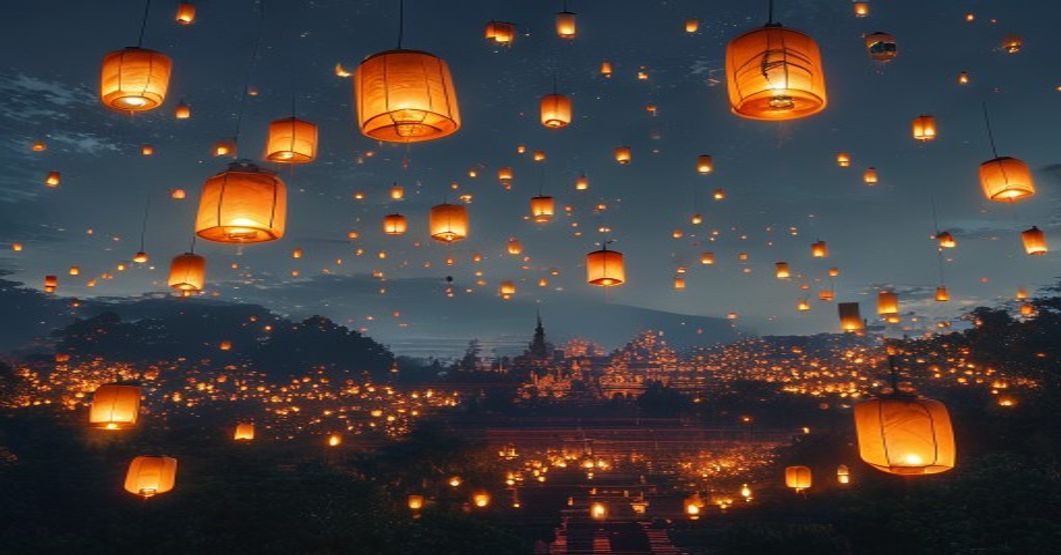 Waisak 2026 di Borobudur: 2.570 Lentera dan 570 Drone Siap Meriahkan