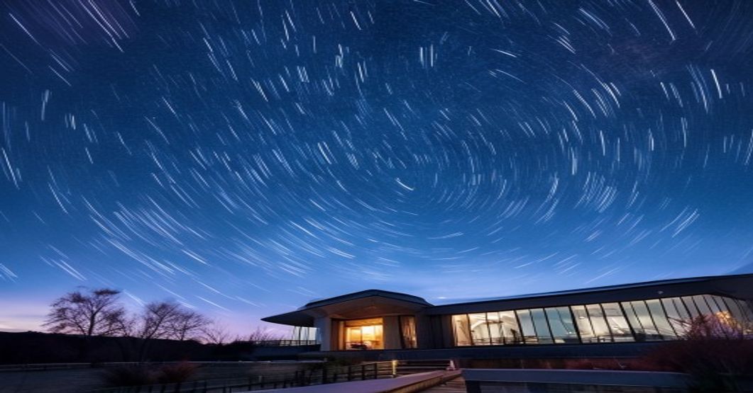 Star Trail di Observatorium Timau